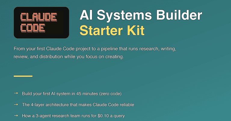 AI Systems Builder Starter Kit cover image